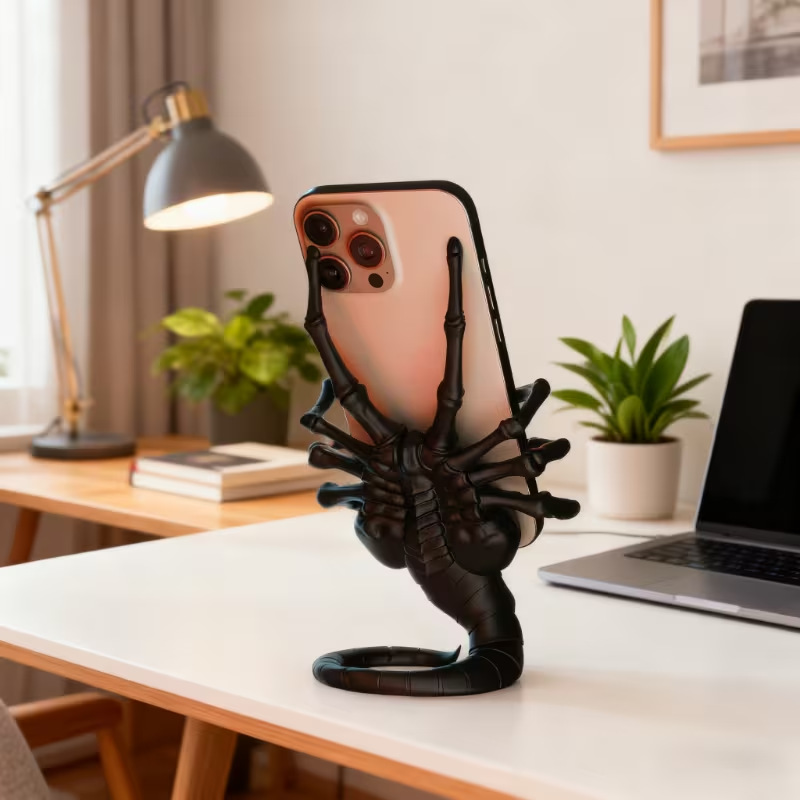 Action Figure Stand - Support de téléphone créatif Alien Facehugger,