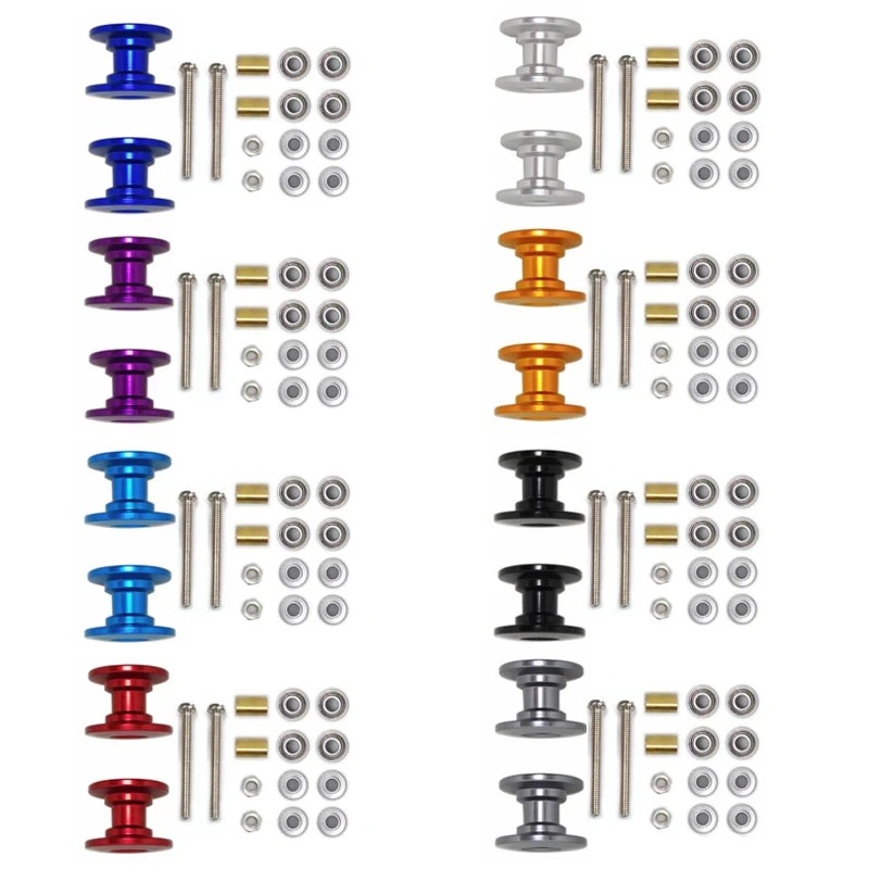 Tamiya Model Mini 4Wd - Rouleaux de guidage doubles 12-13mm, 2