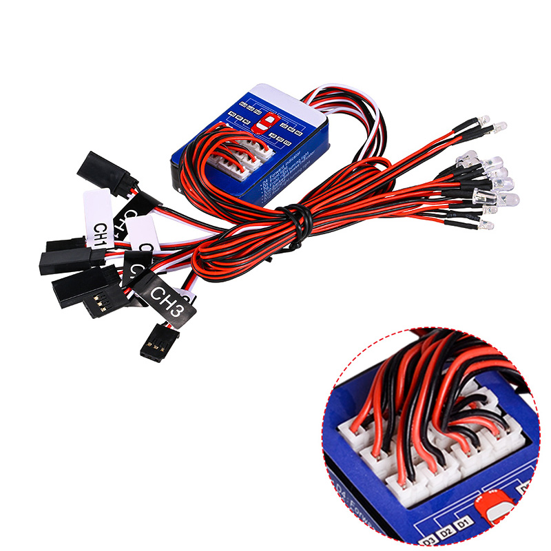 Tamiya Model Rc Car - Kit d'éclairage LED RC 12 lumières