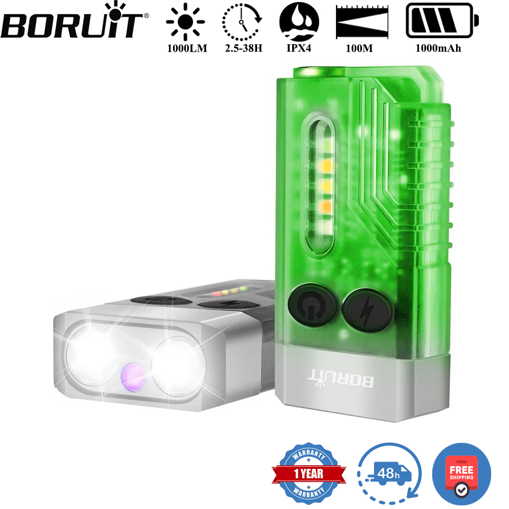 Fidget Cube Original - BORUiT V10 porte-clés UV LED EDC